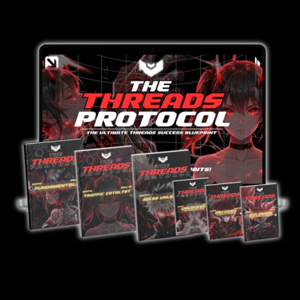The Threads Protocol product preview showing all six course modules